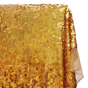 Paillette Circle Sequins On Mesh Fabric SV582260 Holographic Gold Image A1