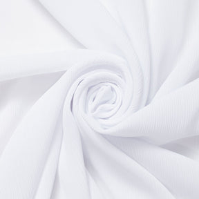 Polyester Crinkle Georgette Fabric SV582314 White Image A2