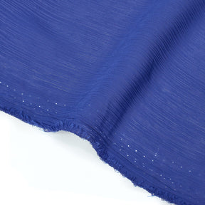 Polyester Crinkle Georgette Fabric SV582317 Royal Blue Image A3