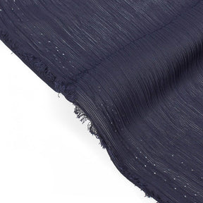 Polyester Crinkle Georgette Fabric SV582322 Navy Blue Image A3
