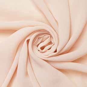 Polyester Crinkle Georgette Fabric SV582323 Rose Gold Image A2