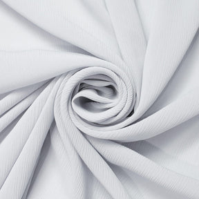 Polyester Crinkle Georgette Fabric SV582324 Silver Image A2