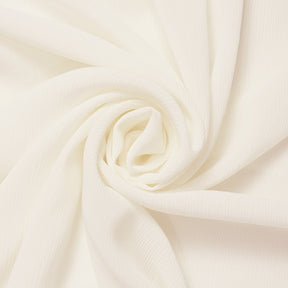 Polyester Crinkle Georgette Fabric SV582327 Off White Image A2