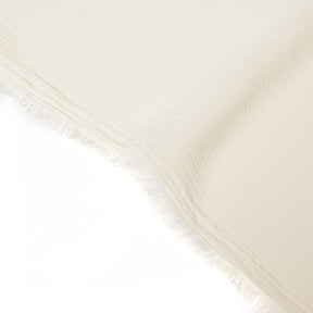 Polyester Crinkle Georgette Fabric SV582327 Off White Image A3