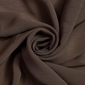 Polyester Crinkle Georgette Fabric SV582328 Brown Image A2