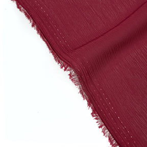 Polyester Crinkle Georgette Fabric SV582330 Burgundy Image A3
