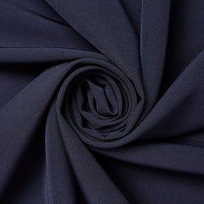 Polyester Crinkle Pebble Moss Crepe Fabric SV582348 Navy Blue Image A2