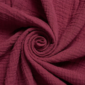 Double Cotton Gauze Fabric SV582464 Burgundy Image A2
