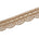 2 Inch Beaded Pearl Metallic Corded Embroidery On Scalloped Mesh Fabric Trim SV582490 Antique Gold Image A3