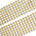 4 25 Inch Lucky Clover Filigree Metallic Studded Lace 10 Yard Trim SV582553 Gold A3