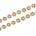 7 8 Inch Wildflower Metallic Rhinestone 25 Yard Trim SV582571 Gold A3