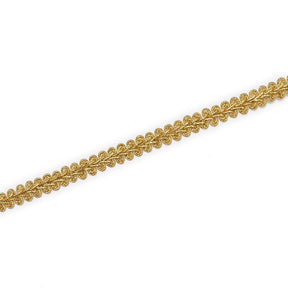 3 8 Inch Knit Swirl Corded Metallic Braided 25 Yard Trim SV582574 Gold A1