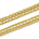 1 25 Inch Scroll Scalloped Metallic Corded 25 Yard Trim SV582576 Gold A3