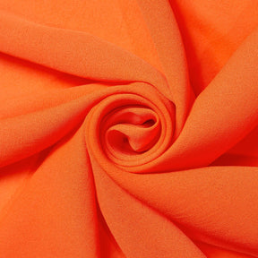 Polyester Crepe Georgette Chiffon Fabric SV582602 Orange Image A2