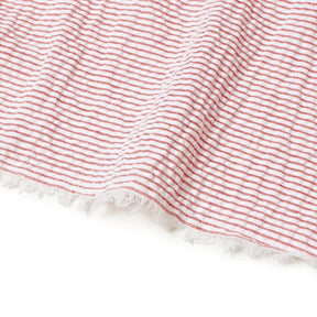 Striped Cotton Seersucker Fabric SV582652 Red Image A3
