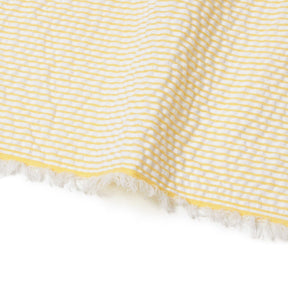 Striped Cotton Seersucker Fabric SV582654 Yellow Image A3