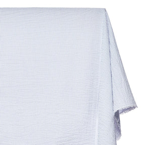 Striped Cotton Seersucker Fabric SV582655 Light Blue Image A2