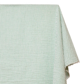 Striped Cotton Seersucker Fabric SV582657 Kelly Green Image A2