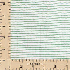 Striped Cotton Seersucker Fabric SV582657 Kelly Green Image A9