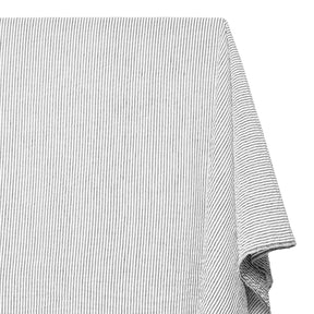 Striped Cotton Seersucker Fabric SV582658 Black Image A2