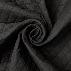 Double Faced Quilted Cotton Broadcloth with Batting SV582704 Black Image A2