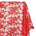 Sheer Floral Sequined Embroidery On Lace Fabric SV582710 Red Image A1