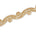 1.5 Inch Beaded Rhinestone Glitter Infused Iron On Sheer Fabric Trim SV582892 Gold Image A3