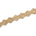 1.25 Inch Beaded Rhinestone Glitter Infused Iron On Scalloped Mesh Fabric Trim SV582900 Gold Image A3