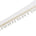 1.25 Inch Beaded Tassel Fringe On Sheer Mesh Fabric Trim SV582904 Pearl White Image A3