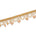1 Inch Semi Circle Metallic Beaded Fringe Tassel Trim SV582913 Gold Image A3