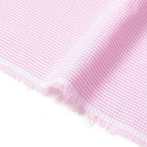 1/16 Inch Gingham Check Polyester Cotton Poplin Fabric SV575750 Lavender Image A3
