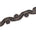 1.5 Inch Beaded Rhinestone Glitter Infused Iron On Sheer Fabric Trim SV582989 Black Image A3