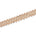 1.25 Inch Pearly Rhinestone Glitter Infused Iron On Scalloped Mesh Fabric Trim SV582999 Antique Gold Image A3