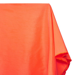 Heavyweight Polyester Dupioni Fabric SV583051 Neon Orange Image A2