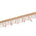 1 Inch Semi Circle Metallic Beaded Fringe Tassel Trim SV583116 Rose Gold Image A3
