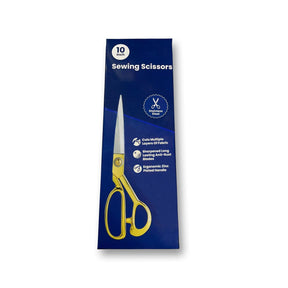 Keedil® Professional Tailor Fabric Scissors (10 Inch) Chrome SV582662 Image 2