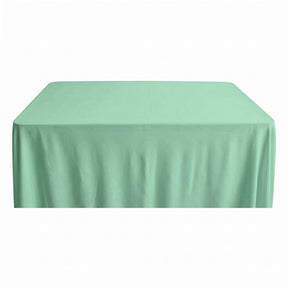 Rayon Challis Rectangular Table Cloth Covers Seafoam Image 1