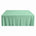 Rayon Challis Rectangular Table Cloth Covers Seafoam Image 1