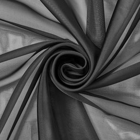 Sheer Voile 118 Inch Fire Retardant Fabric SV580199 Black A2
