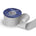 Keedil Grosgrain Ribbon Solid 2 25 Inch SV580580 Silver 1