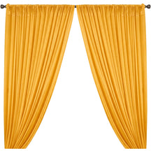 Yorkshire Natural Linen Rod Pocket Curtains Sunflower Image 1