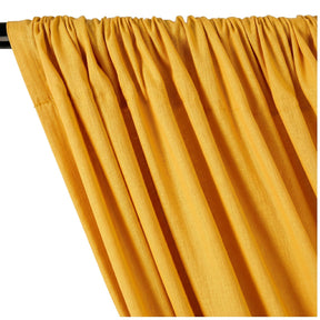 Yorkshire Natural Linen Rod Pocket Curtains Sunflower Image 2