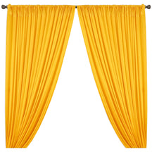 Polyester Interlock Knit Lining Rod Pocket Curtains Sunflower Image  1