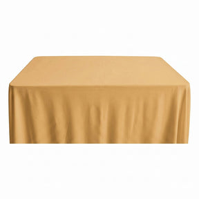 Rayon Challis Rectangular Table Cloth Covers Tan Image 1