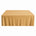 Rayon Challis Rectangular Table Cloth Covers Tan Image 1