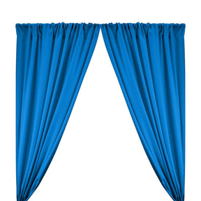 Polyester Poplin Rod Pocket Curtains (60 Inch) Turquoise Image 1