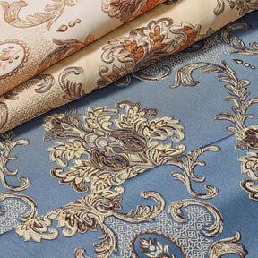 Chateau Damask Upholstery Jacquard Fabric Group