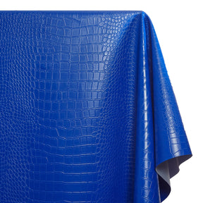 Ottertex Alligator Vinyl Leather- Royal Blue Fabric SV580208  Image A1