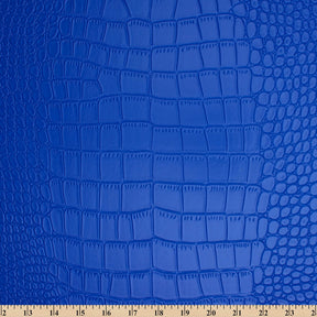 Ottertex Alligator Vinyl Leather- Royal Blue Fabric SV580208  Image A9