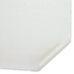 Ottertex Alligator Vinyl Leather- White Fabric SV580206  Image A5